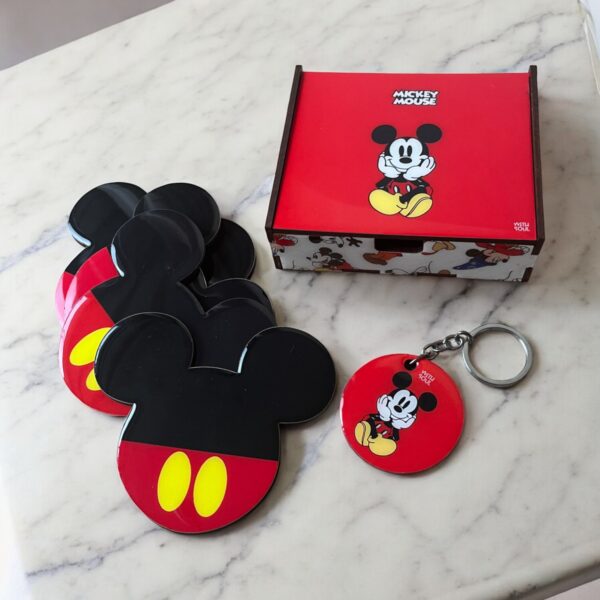 Juego de Portavasos Mickey Mouse